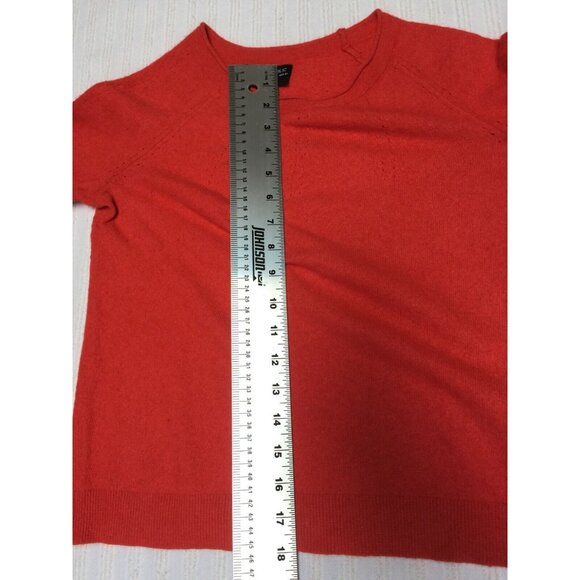 Banana Republic Filpucci Womens XS Pullover Sweater Wool Knit Orange Casual - Picture 4 of 9